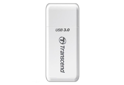 Transcend TS-RDF5W geheugenkaartlezer USB 3.2 Gen 1 (3.1 Gen 1) Type-A Wit