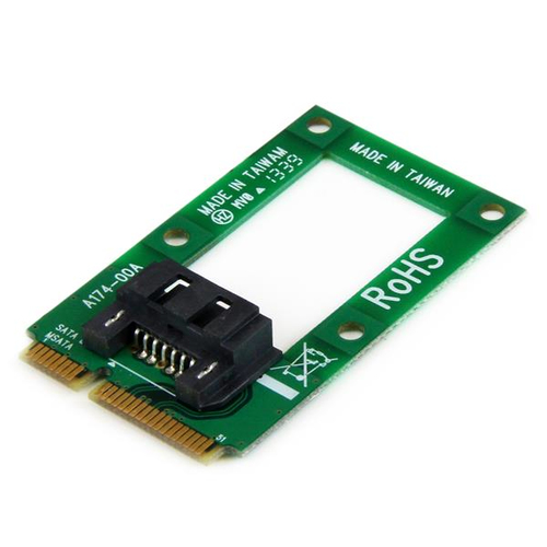 StarTech.com mSATA-naar-SATA HDD / SSD-adapter Mini SATA-naar-SATA-converterkaart