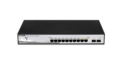 D-Link DGS-1210-10 netwerk-switch Managed L2 Gigabit Ethernet (10/100/1000) 1U Zwart, Grijs