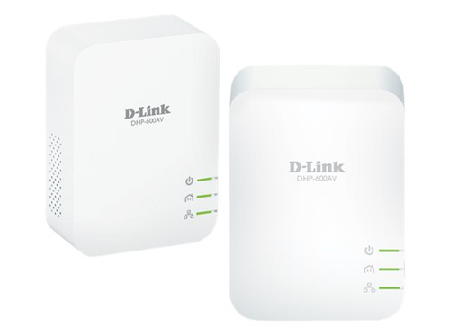 D-Link DHP-601AV 1000 Mbit/s Ethernet LAN Wit 2 stuk(s)