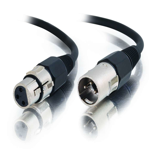 C2G 2m Pro-Audio XLR Cable M/F 2m XLR (3-pin) XLR (3-pin) Black audio cable